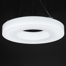 Top energiebesparende acryl kroonluchter licht projectverlichting moderne ronde hanglamp