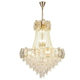 Moderne kristallen hanglamp ronde plafondverlichtingsarmatuur