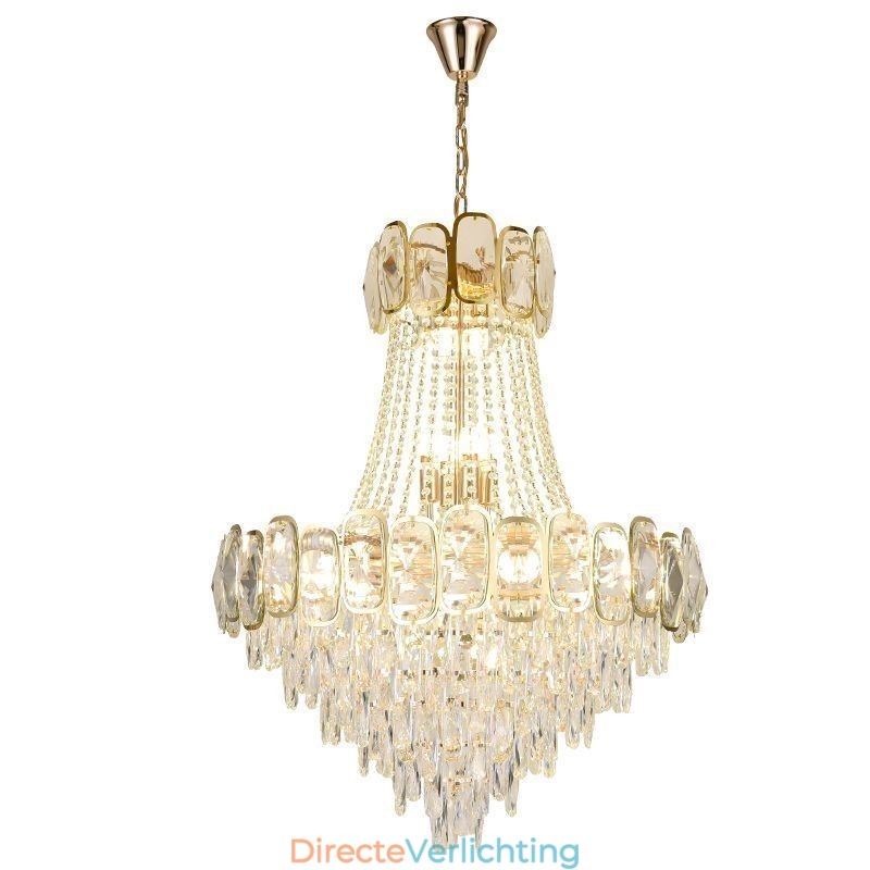 Moderne kristallen hanglamp ronde plafondverlichtingsarmatuur