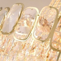 Moderne kristallen hanglamp ronde plafondverlichtingsarmatuur