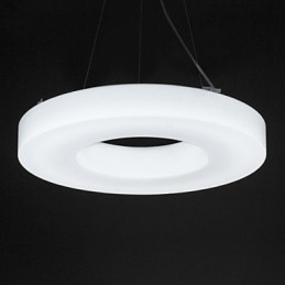 Top energiebesparende acryl kroonluchter licht projectverlichting moderne ronde hanglamp