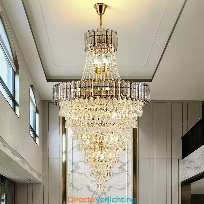 Conische kristallen hanglamp Elegante hanglamp