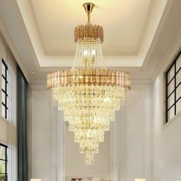 Conische kristallen hanglamp Elegante hanglamp