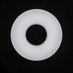 Top energiebesparende acryl kroonluchter licht projectverlichting moderne ronde hanglamp