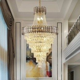 Conische kristallen hanglamp Elegante hanglamp