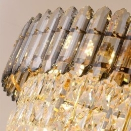 Conische kristallen hanglamp Elegante hanglamp