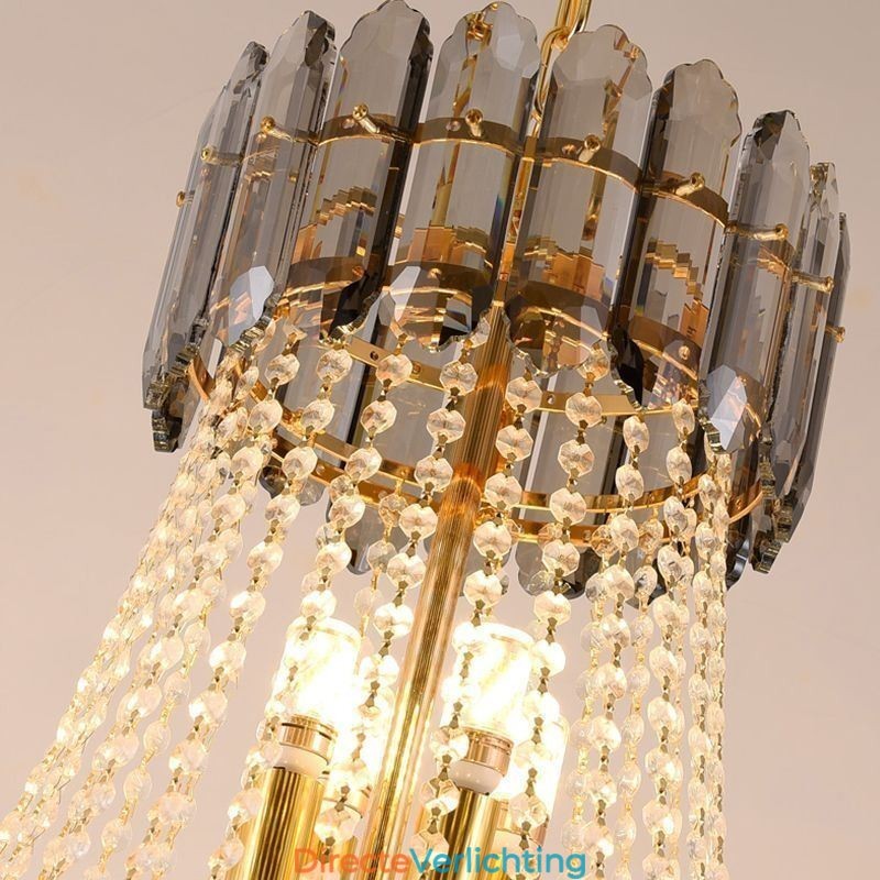 Conische kristallen hanglamp Elegante hanglamp
