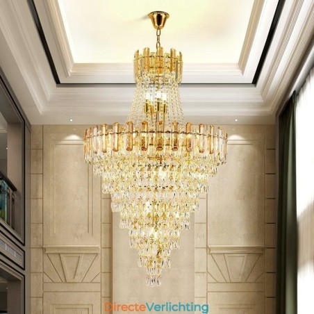 Moderne elegante kristallen hanglamp conische hanglamp Moderne elegante kristallen hanglamp conische hanglamp