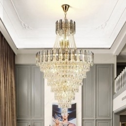 Moderne elegante kristallen hanglamp conische hanglamp