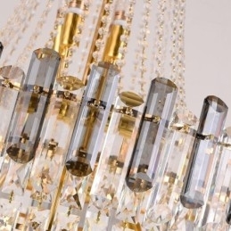 Moderne elegante kristallen hanglamp conische hanglamp