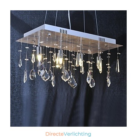 Traditionele klassieke kristallen chromen metalen kroonluchter Traditionele klassieke kristallen chromen metalen kroonluchter