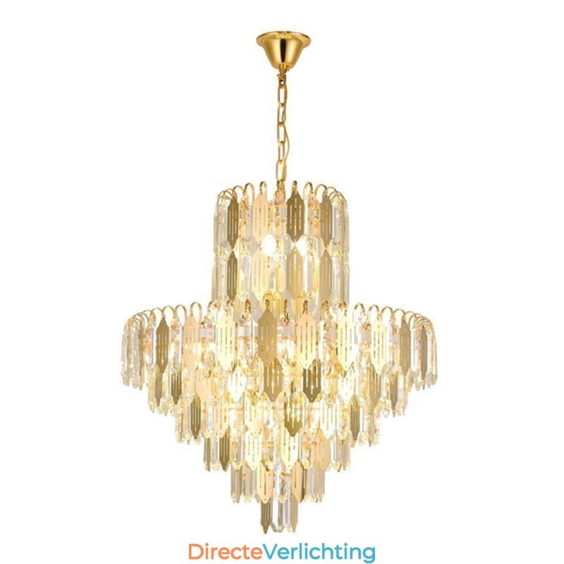 Moderne kristallen hanglamp, eigentijdse plafondlamp