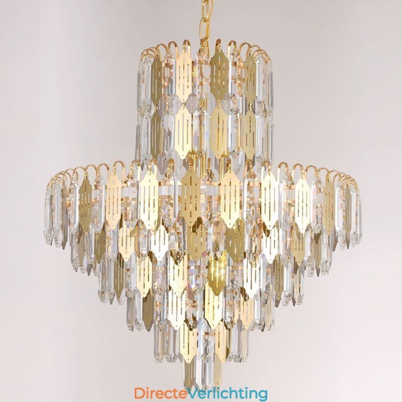 Moderne kristallen hanglamp, eigentijdse plafondlamp