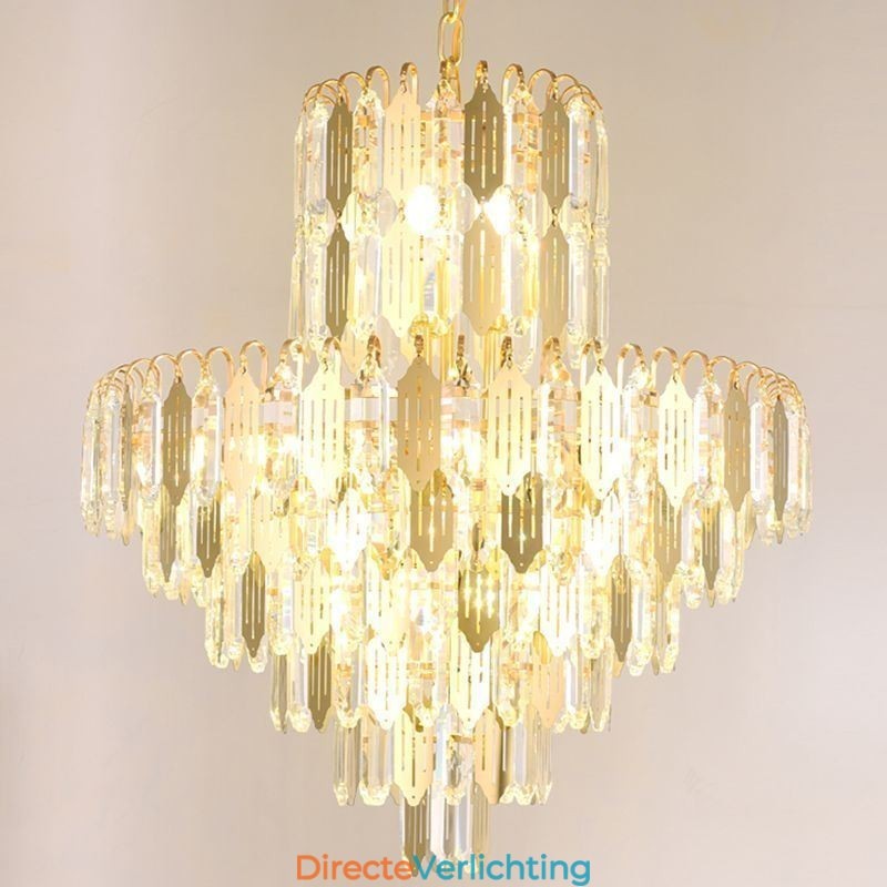 Moderne kristallen hanglamp, eigentijdse plafondlamp