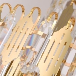 Moderne kristallen hanglamp, eigentijdse plafondlamp
