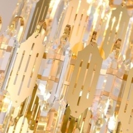 Moderne kristallen hanglamp, eigentijdse plafondlamp