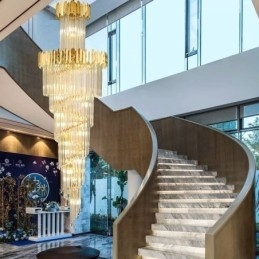 Europese hanglamp kristal hanglamp trap hal