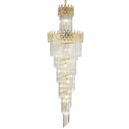 Europese Kristallen Hoge Plafond Hanglamp Trap