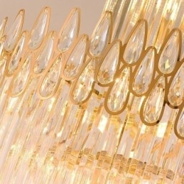 Europese Kristallen Hoge Plafond Hanglamp Trap