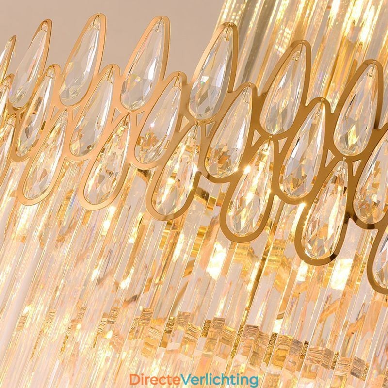 Europese Kristallen Hoge Plafond Hanglamp Trap