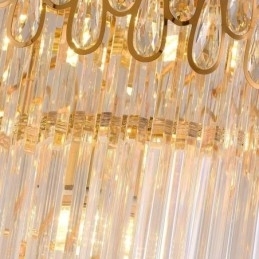 Europese Kristallen Hoge Plafond Hanglamp Trap