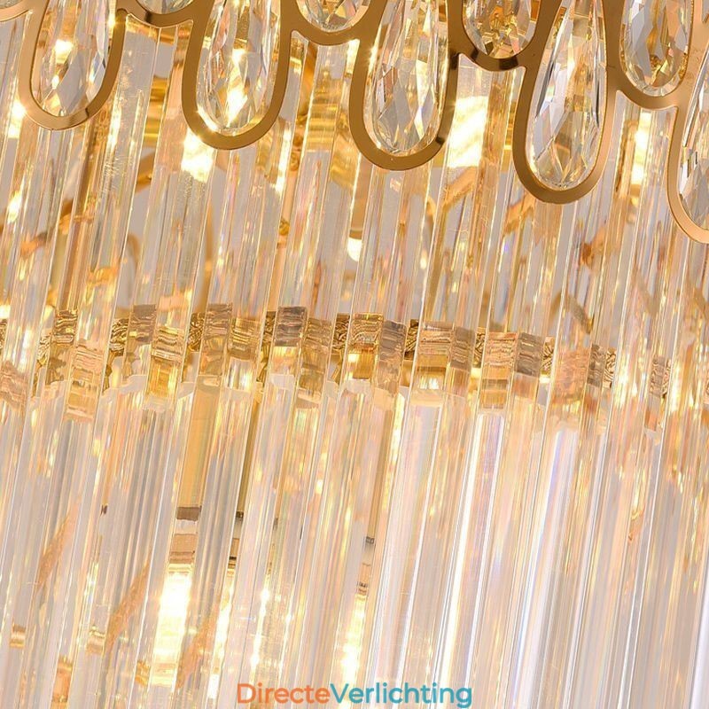 Europese Kristallen Hoge Plafond Hanglamp Trap