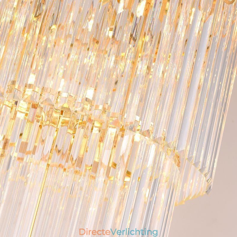 Moderne spectaculaire hoge plafond hanglamp trap