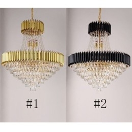 Moderne kristallen hanglamp ronde plafondlamp hanglampen