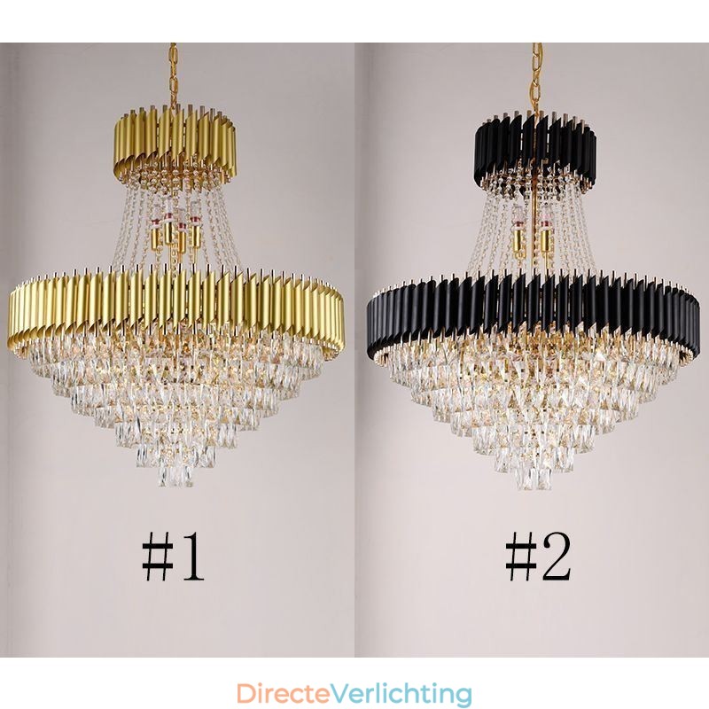 Moderne kristallen hanglamp ronde plafondlamp hanglampen