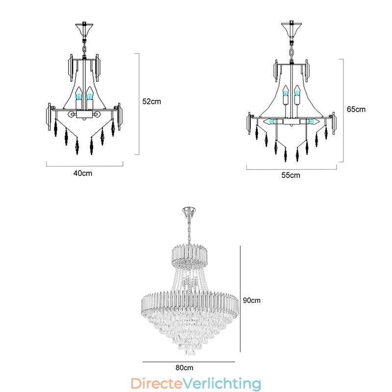 Moderne kristallen hanglamp ronde plafondlamp hanglampen