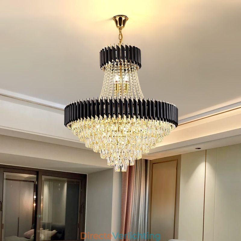 Moderne kristallen hanglamp ronde plafondlamp hanglampen