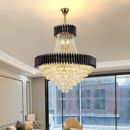 Moderne kristallen hanglamp ronde plafondlamp hanglampen