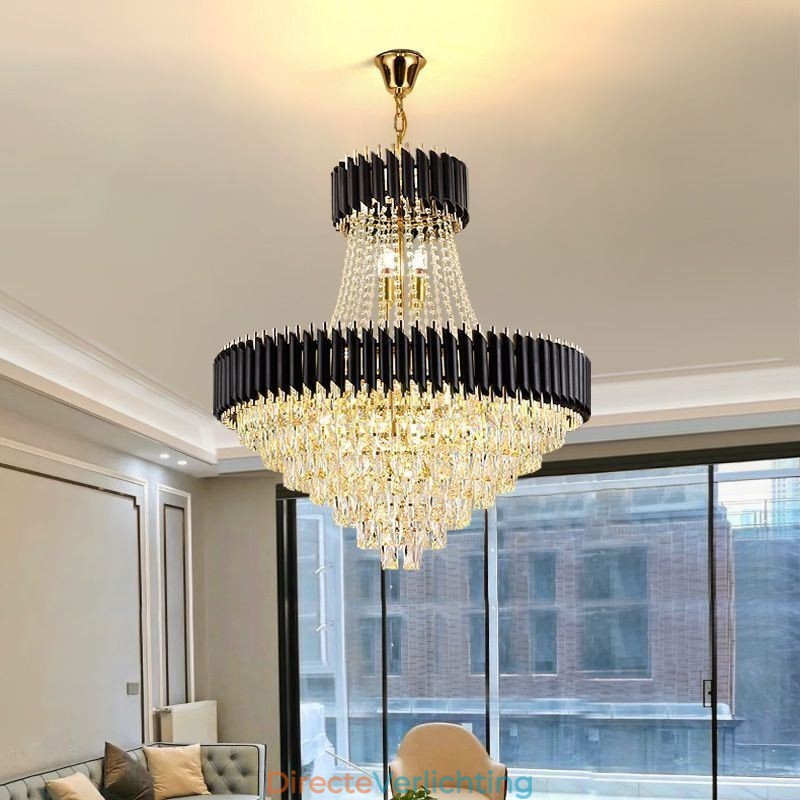 Moderne kristallen hanglamp ronde plafondlamp hanglampen