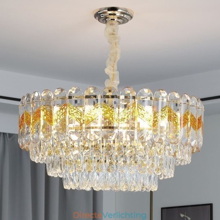 Luxe hanglamp kristal plafondverlichtingsarmatuur 9 12 16 lampen Luxe hanglamp kristal plafondverlichtingsarmatuur 9 12 16 lampen