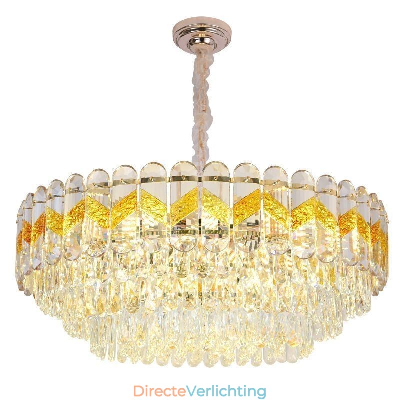 Luxe hanglamp kristal plafondverlichtingsarmatuur 9 12 16 lampen