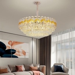 Luxe hanglamp kristal plafondverlichtingsarmatuur 9 12 16 lampen