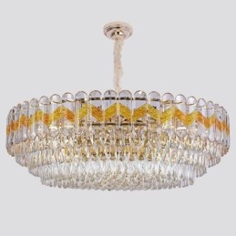 Luxe hanglamp kristal plafondverlichtingsarmatuur 9 12 16 lampen