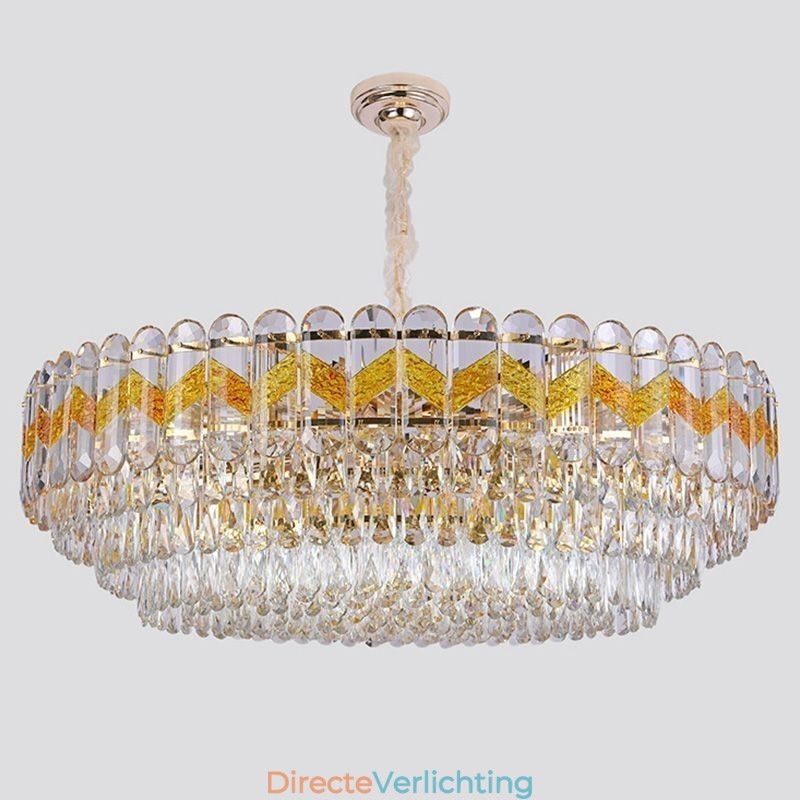 Luxe hanglamp kristal plafondverlichtingsarmatuur 9 12 16 lampen