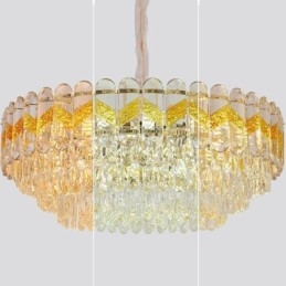 Luxe hanglamp kristal plafondverlichtingsarmatuur 9 12 16 lampen