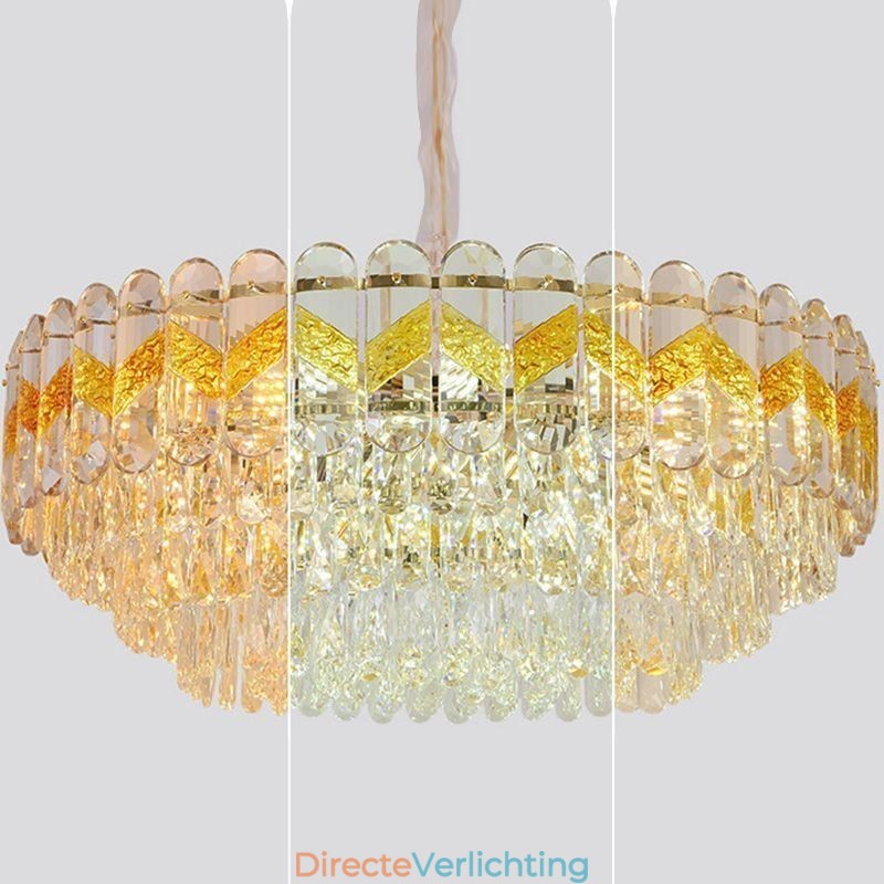 Luxe hanglamp kristal plafondverlichtingsarmatuur 9 12 16 lampen
