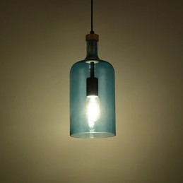 Kroonluchter Moderne Hanglamp met Glazen Kap