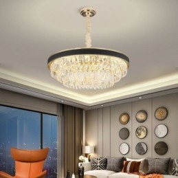 Moderne hanglamp Kristallen plafondlamp 9 12 16 lampen