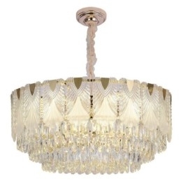 Kristallen hanglamp kant ronde plafondverlichtingsarmatuur