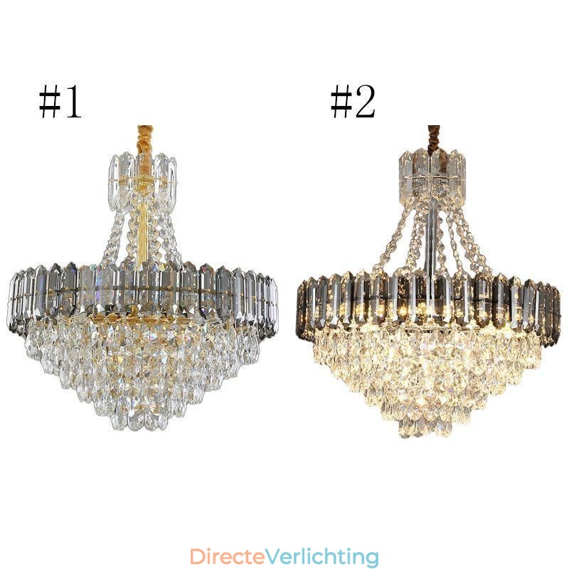 Kristallen hanglamp kegelvormige hangende verlichtingsarmatuur