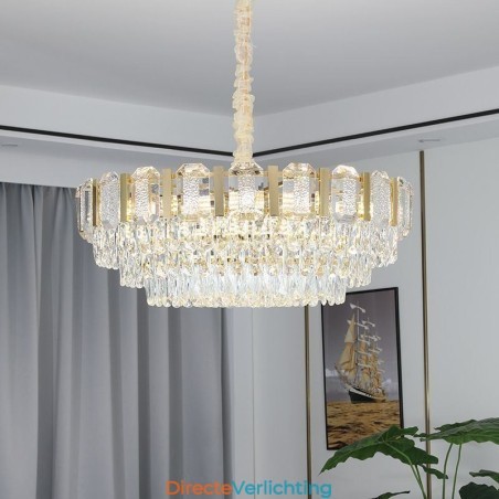 Kristallen hanglamp ronde plafondlamp Kristallen hanglamp ronde plafondlamp
