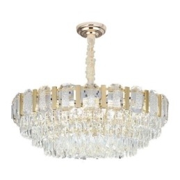 Kristallen hanglamp ronde plafondlamp