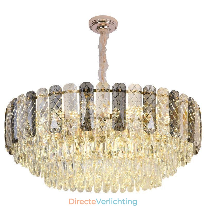 Europese hanglamp kristal ronde plafondlamp