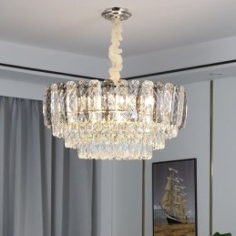 Europese hanglamp kristal ronde plafondlamp