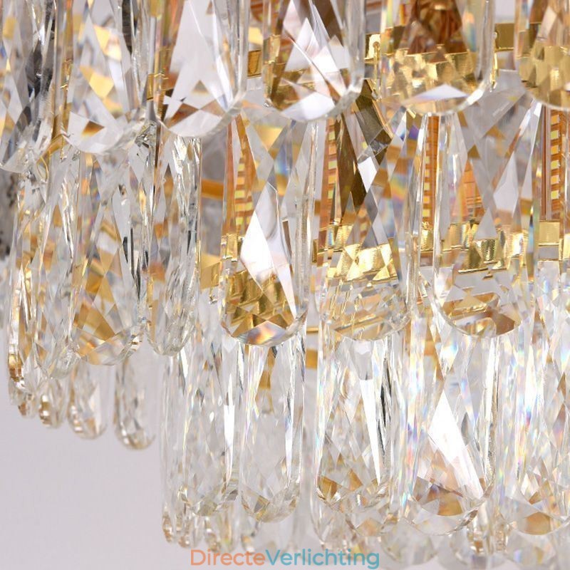 Europese hanglamp kristal ronde plafondlamp