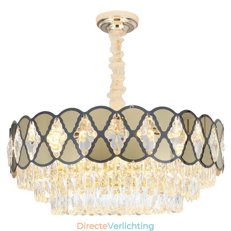 Kristallen hanglamp moderne kanten plafondlamp armaturen